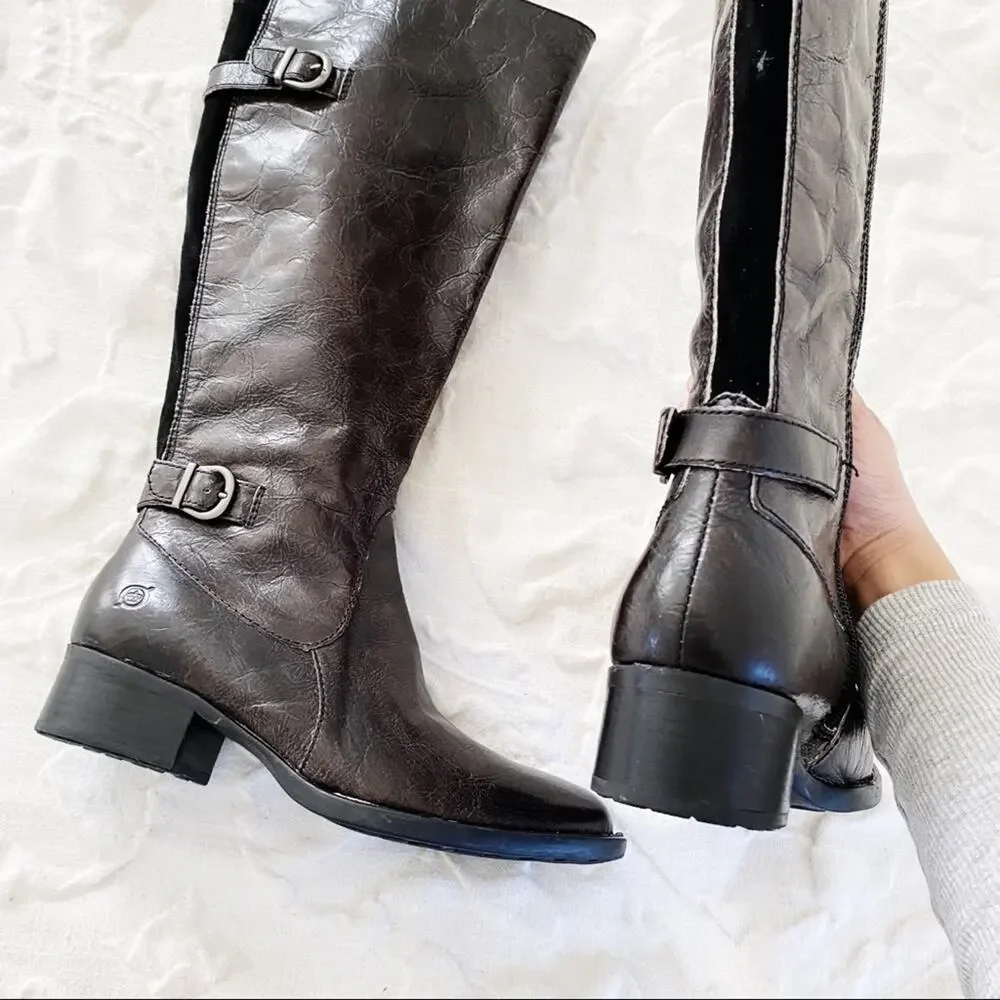 Born Knee High Riding Boots New $200